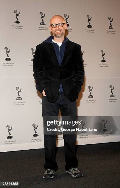 Moby attends the 37th International Emmy Awards gala at the New York Hilton and Towers on November 23, 2009 in New York City.