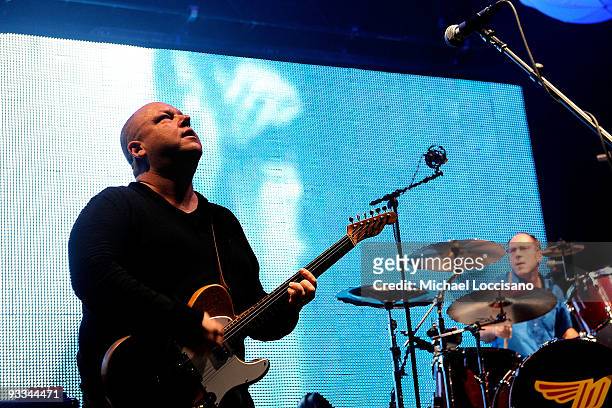 Guitarist and vocalist Frank Black and drummer David Lovering of the Pixies perform at Hammerstein Ballroom on November 23, 2009 in New York City.