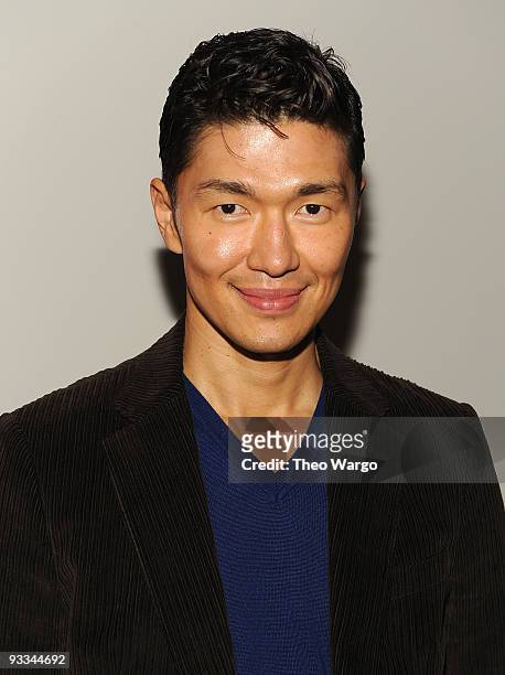 Rick Yune attends the after party for The Cinema Society with Screenvision & Brooks Brothers screening of "Me And Orson Welles" at Gramercy Park...