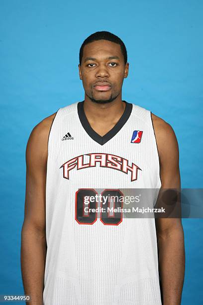 Sylvester Morgan of the Utah Flash poses for a photo during media day at Zions Basketball Center on November 23, 2009 in Salt Lake City, Utah. NOTE...