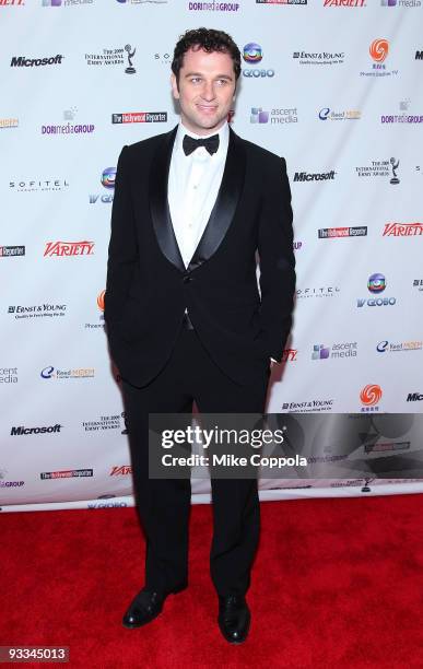 Actor Matthew Rhys attends the 37th International Emmy Awards gala at the New York Hilton and Towers on November 23, 2009 in New York City.