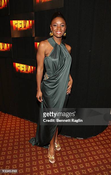 Actress Saycon Sengbloh attends the opening night party for "Fela!" on Broadway at the Gotham Hall on November 23, 2009 in New York City.