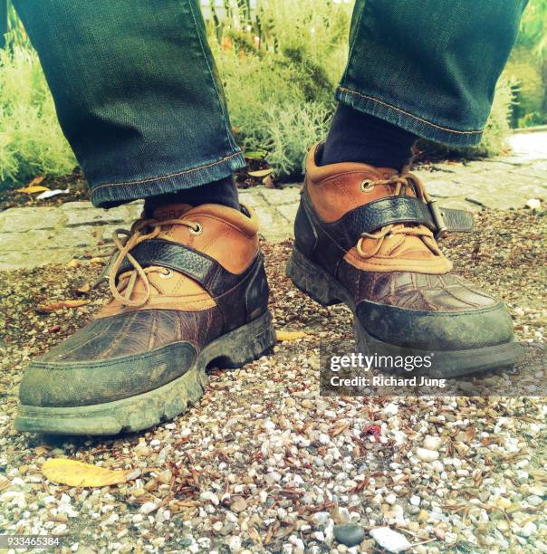 ugly camping shoes with straps - ugly shoes stock pictures, royalty-free photos & images