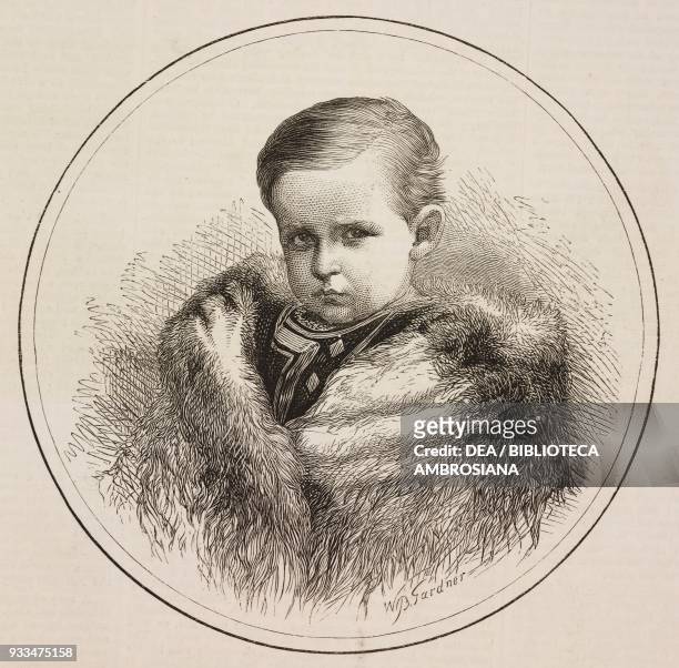 Portrait of the Prince Friedrich of Hesse and by Rhine , son of the Princess Alice of the United Kingdom, one of the daughters of Queen Victoria,...
