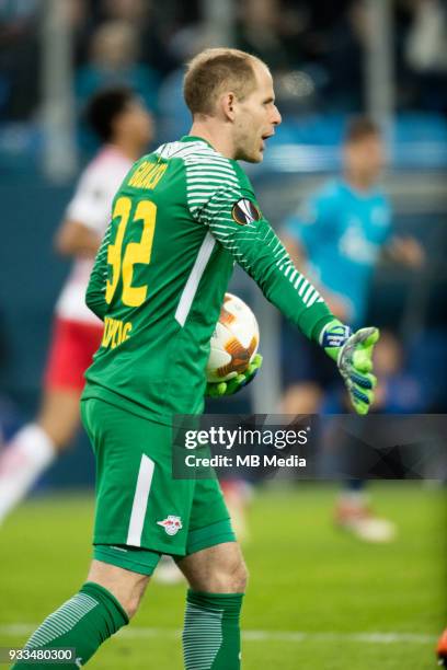 Russia, Saint Petersburg, Saint Petersburg Stadium. UEFA Europa League 2017/18, Round of 16, Second leg, Zenit "u2014 RB Leipzig. RB Leipzig's...