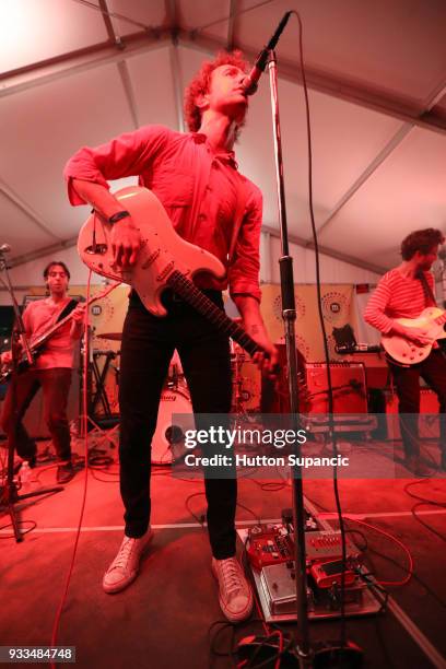 Albert Hammond Jr. Performs onstage at M&Ms Event during SXSW at Lustre Pearl on March 17, 2018 in Austin, Texas.