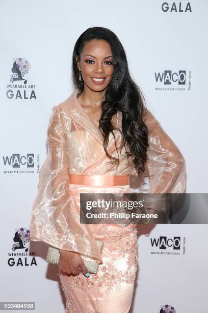 Monique Rodriguez attends WACO Theater's 2nd annual Wearable Art Gala on March 17, 2018 in Los Angeles, California.