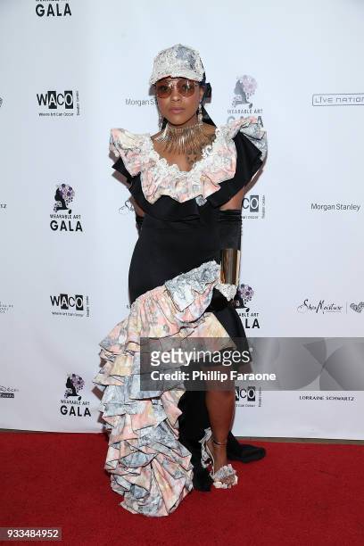 Crystal Paris attends WACO Theater's 2nd annual Wearable Art Gala on March 17, 2018 in Los Angeles, California.