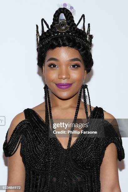 Ashley Jackson attends WACO Theater's 2nd annual Wearable Art Gala on March 17, 2018 in Los Angeles, California.