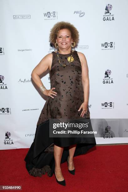 Chairman and Chief Executive Officer of BET Debra Lee attends WACO Theater's 2nd annual Wearable Art Gala on March 17, 2018 in Los Angeles,...