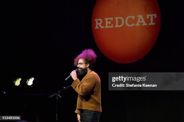 Reggie Watts attends The CalArts REDCAT Gala Honoring Charles Gaines and Adele Yellin on March 17, 2018 in Los Angeles, California.