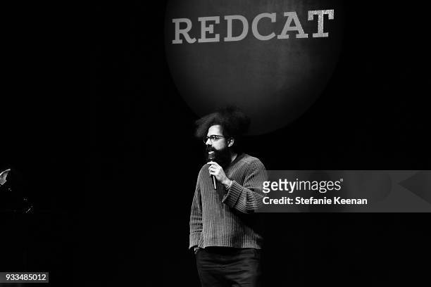 Reggie Watts attends The CalArts REDCAT Gala Honoring Charles Gaines and Adele Yellin on March 17, 2018 in Los Angeles, California.
