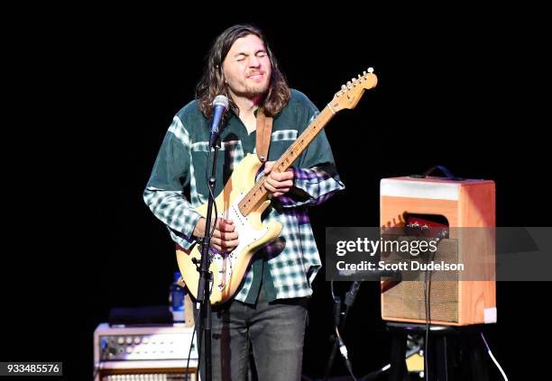 Singer Sam Teskey of The Teskey Brothers performs onstage at Thousand Oaks Civic Arts Plaza on March 17, 2018 in Thousand Oaks, California.