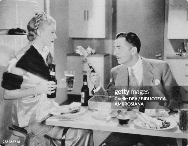 Ginger Rogers and William Powell in Star of Midnight, photograph from The Illustrated London News, August 10, 1935.