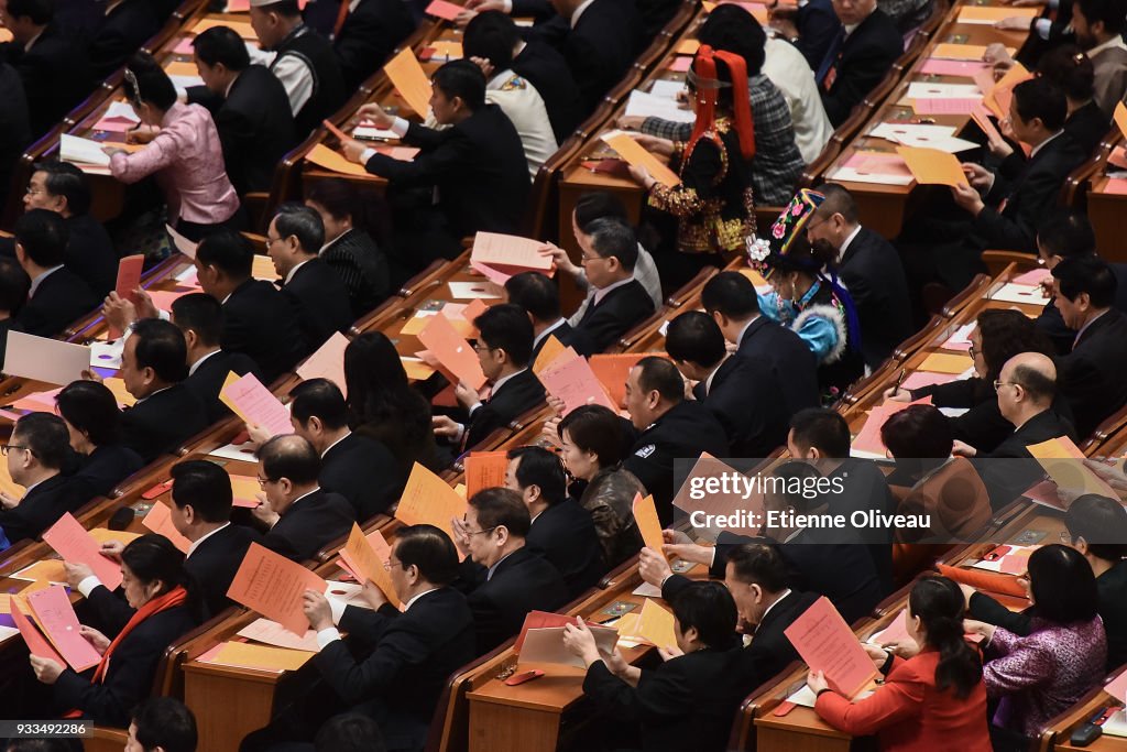 China's National People's Congress (NPC) - Sixth Plenary Meeting