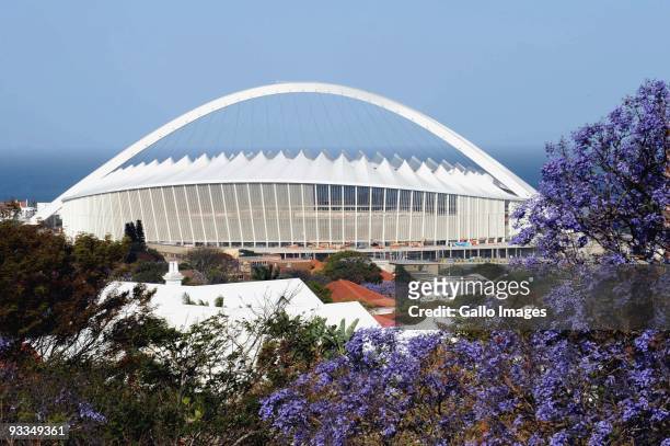 General view of Moses Mabhida during Fifa inspection on September 27, 2009 in Durban, South Africa.