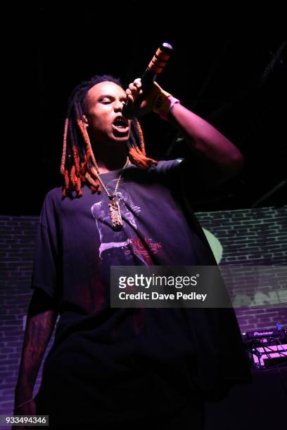 Lil Gnar performs onstage at Move Forward Music during SXSW at Empire Control Room on March 17, 2018 in Austin, Texas.