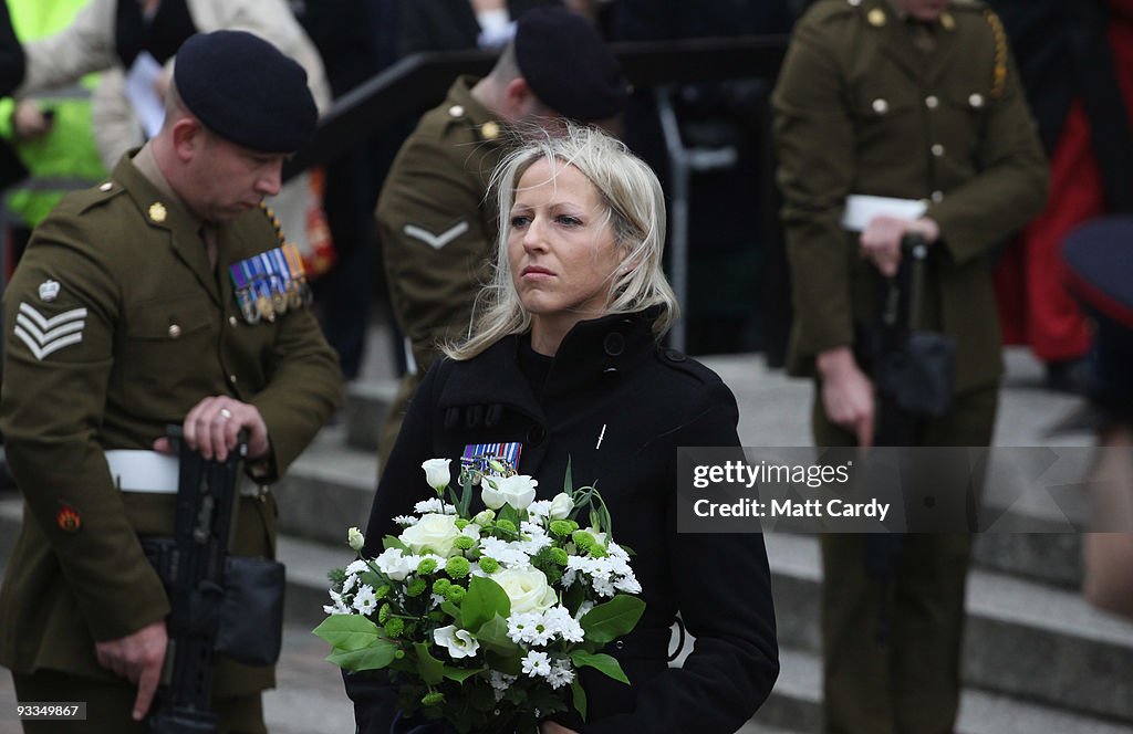 Funeral Takes Place Of Staff Sergeant Olaf Schmid Killed In Afghanistan
