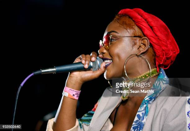 Nailah Blackman performs onstage at Sounds from Africa during SXSW at 800 Congress on March 17, 2018 in Austin, Texas.