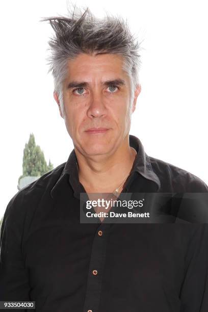 Chilean architect Alejandro Aravena poses at an afternoon tea held at the residence of Fernando Romero and Soumaya Slim during day one of the...