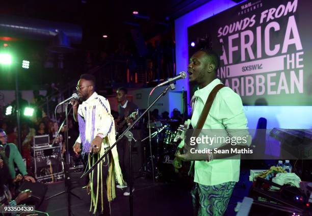 Adekunle performs onstage at Sounds from Africa during SXSW at 800 Congress on March 17, 2018 in Austin, Texas.
