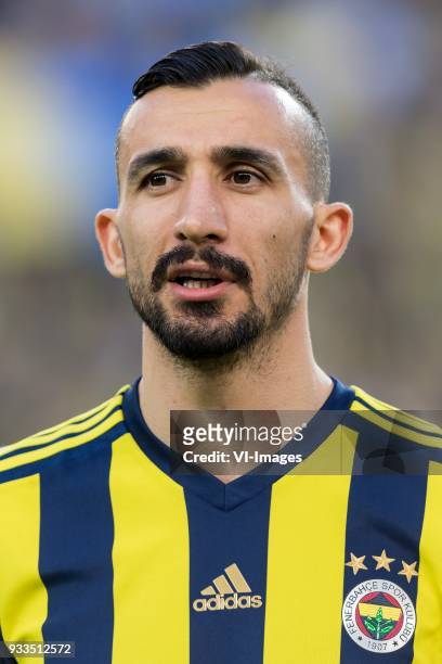 Mehmet Topal of Fenerbahce SK during the Turkish Spor Toto Super Lig match Fenerbahce AS and Galatasaray AS at the Sukru Saracoglu Stadium on March...