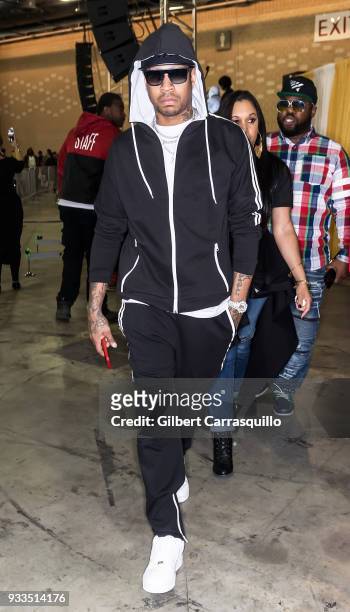 Former professional basketball player Allen Iverson attends the Be Expo 2018 at Pennsylvania Convention Center on March 17, 2018 in Philadelphia,...