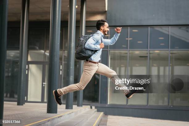 businessman is running to catch the train - top priority stock pictures, royalty-free photos & images