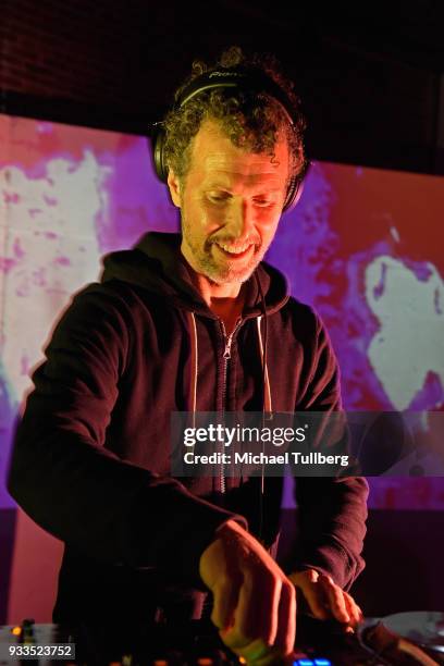 Electronic music artist Josh Wink performs on March 17, 2018 in Los Angeles, California.