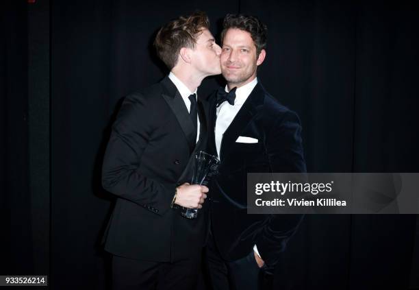 Jeremiah Brent and Nate Berkus attend Family Equality Council's Impact Awards at The Globe Theatre at Universal Studios on March 17, 2018 in...