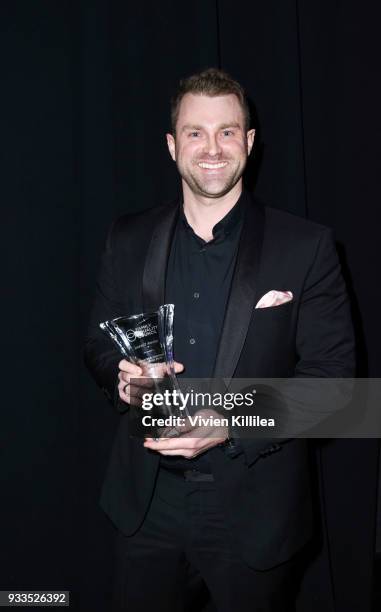 Reed Harris II attends Family Equality Council's Impact Awards at The Globe Theatre at Universal Studios on March 17, 2018 in Universal City,...