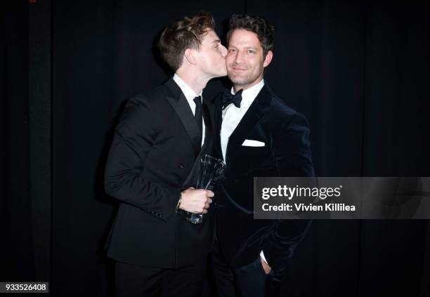 Jeremiah Brent and Nate Berkus attend Family Equality Council's Impact Awards at The Globe Theatre at Universal Studios on March 17, 2018 in...