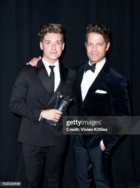 Jeremiah Brent and Nate Berkus attend Family Equality Council's Impact Awards at The Globe Theatre at Universal Studios on March 17, 2018 in...