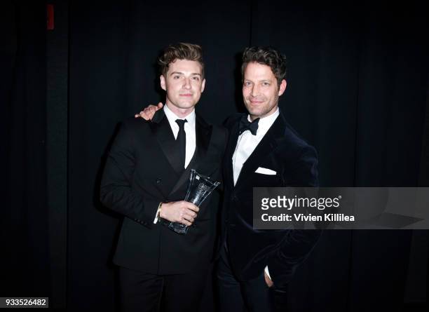 Jeremiah Brent and Nate Berkus attend Family Equality Council's Impact Awards at The Globe Theatre at Universal Studios on March 17, 2018 in...
