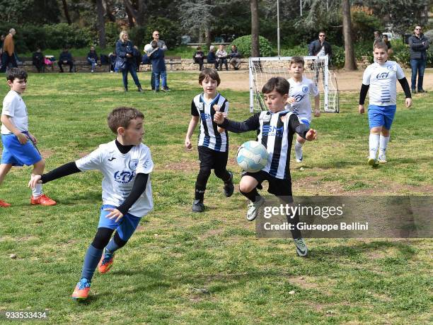 General view of Parco 2 Giugno in Bari with participants in the celebration of 120 years of FIGC during an Italian Football Federation event to...