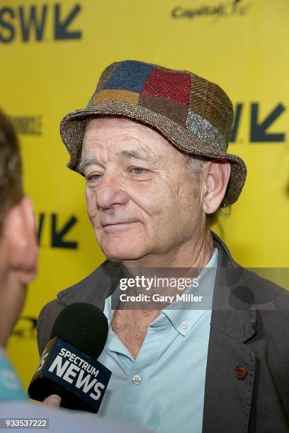 Bill Murray attends the premiere of "Isle of Dogs" at the Paramount Theatre during South By Southwest on March 17, 2018 in Austin, Texas.