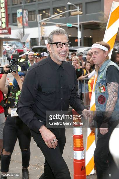 Jeff Goldblum attends the premiere of "Isle of Dogs" at the Paramount Theatre during South By Southwest on March 17, 2018 in Austin, Texas.
