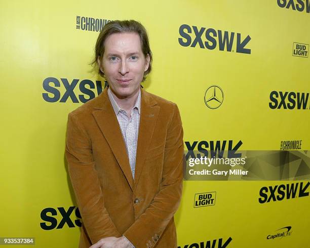 Wes Anderson attends the premiere of "Isle of Dogs" at the Paramount Theatre during South By Southwest on March 17, 2018 in Austin, Texas.