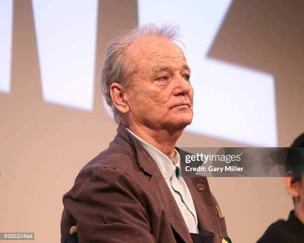 Bill Murray attends the premiere of "Isle of Dogs" at the Paramount Theatre during South By Southwest on March 17, 2018 in Austin, Texas.