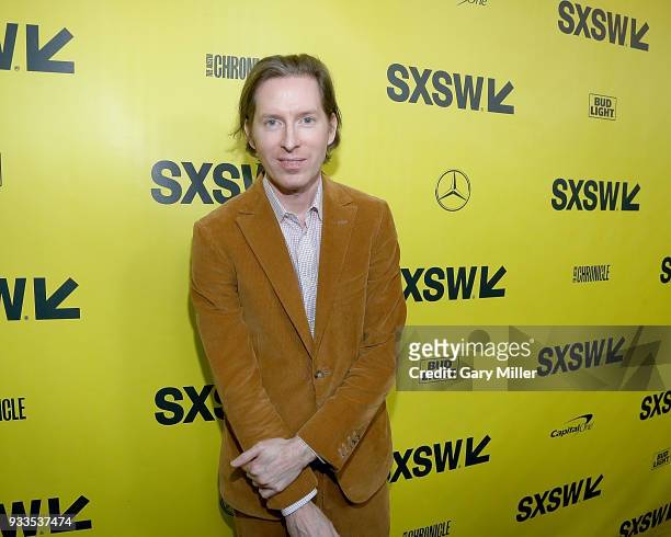 Wes Anderson attends the premiere of "Isle of Dogs" at the Paramount Theatre during South By Southwest on March 17, 2018 in Austin, Texas.