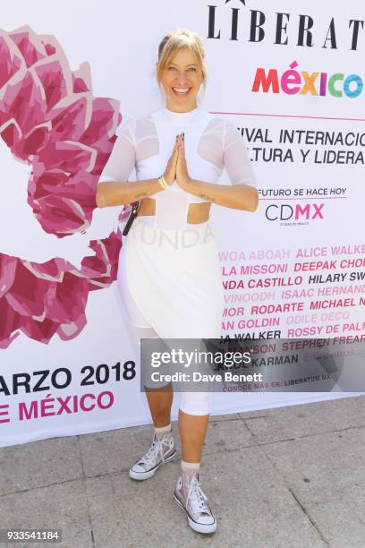 Maya Fiennes attends day two of the Liberatum Mexico Festival 2018 at Monumento a la Revolucion on March 17, 2018 in Mexico City, Mexico