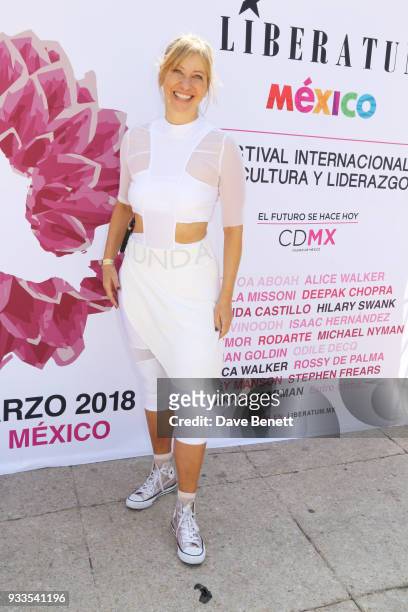 Maya Fiennes attends day two of the Liberatum Mexico Festival 2018 at Monumento a la Revolucion on March 17, 2018 in Mexico City, Mexico