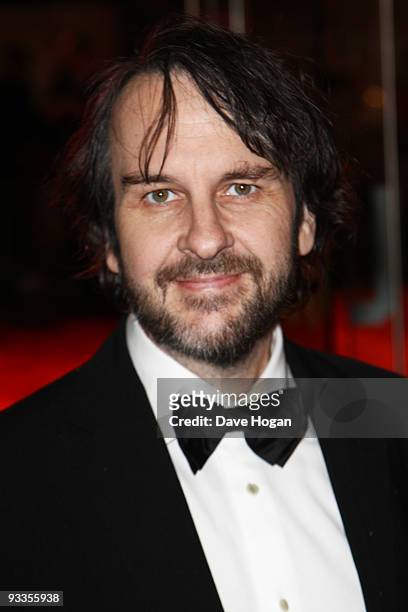 Peter Jackson attends the 2009 Royal film performance and world premiere of The Lovely Bones held at the Odeon Leicester Square on November 24, 2009...