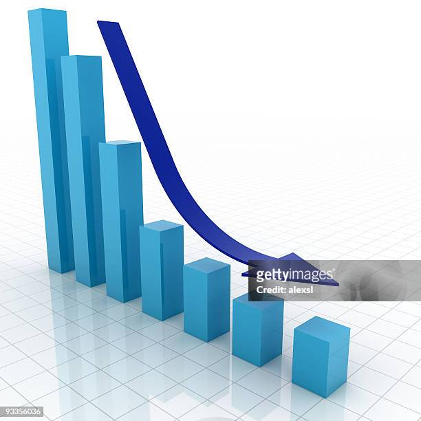 business graph - deterioration stock pictures, royalty-free photos & images