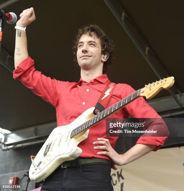 Albert Hammond Jr. Performs during Rachael Ray's Feedback party at Stubb's Bar B Que during the South By Southwest conference and festivals on March...