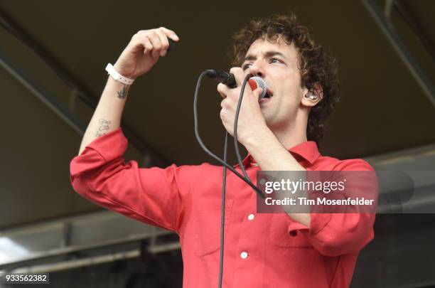 Albert Hammond Jr. Performs during Rachael Ray's Feedback party at Stubb's Bar B Que during the South By Southwest conference and festivals on March...