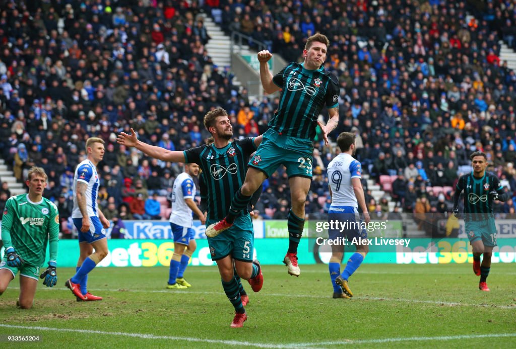 Wigan Athletic v Southampton - The Emirates FA Cup Quarter Final