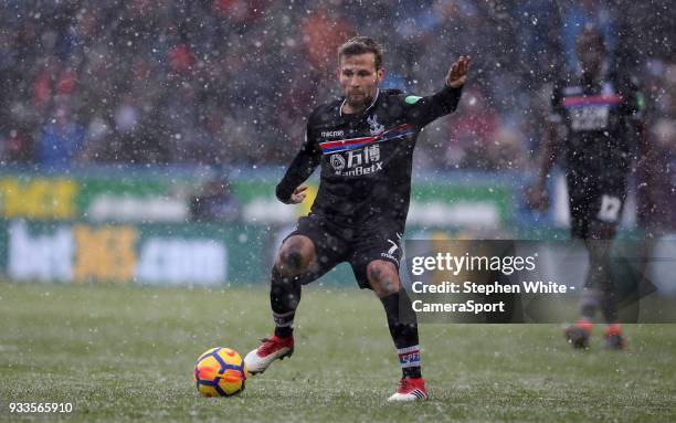 Crystal Palace's Yohan Cabaye during the Premier League match between Huddersfield Town and Crystal Palace at John Smith's Stadium on March 17, 2018...