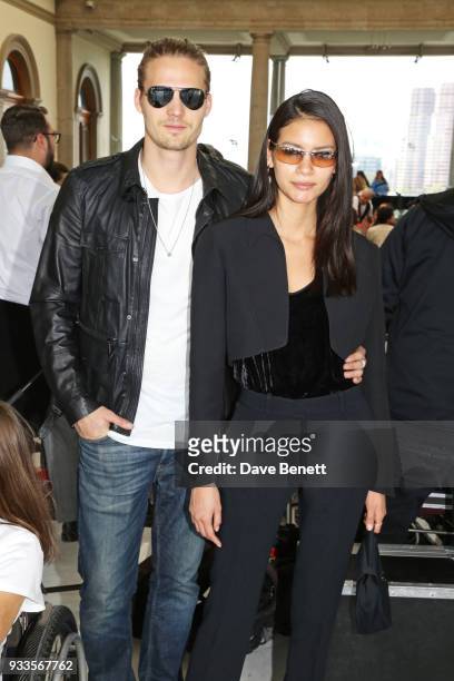 Martin Landgreve and Juana Burga attend day one of the Liberatum Mexico Festival 2018 on March 16, 2018 in Mexico City, Mexico.