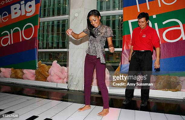 Actress Keke Palmer visits FAO Schwarz on 5th Avenue on November 24, 2009 in New York City.